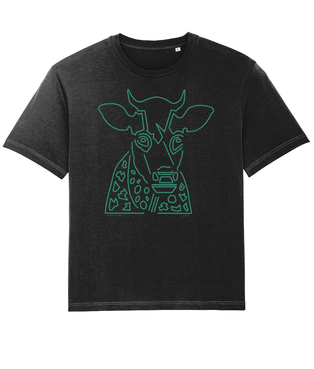 COWZ M Green Line Organic Tee