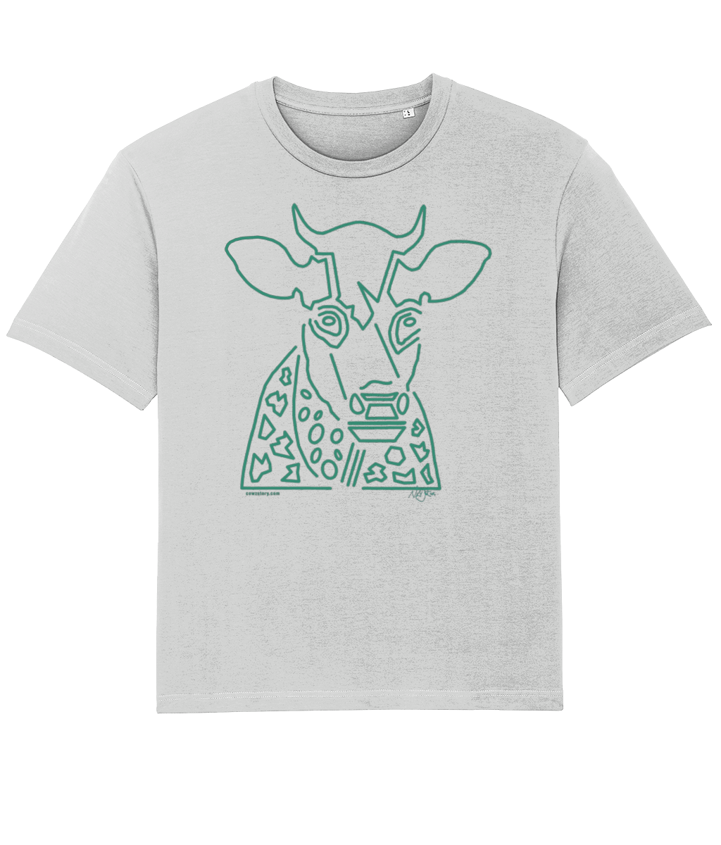 COWZ M Green Line Organic Tee