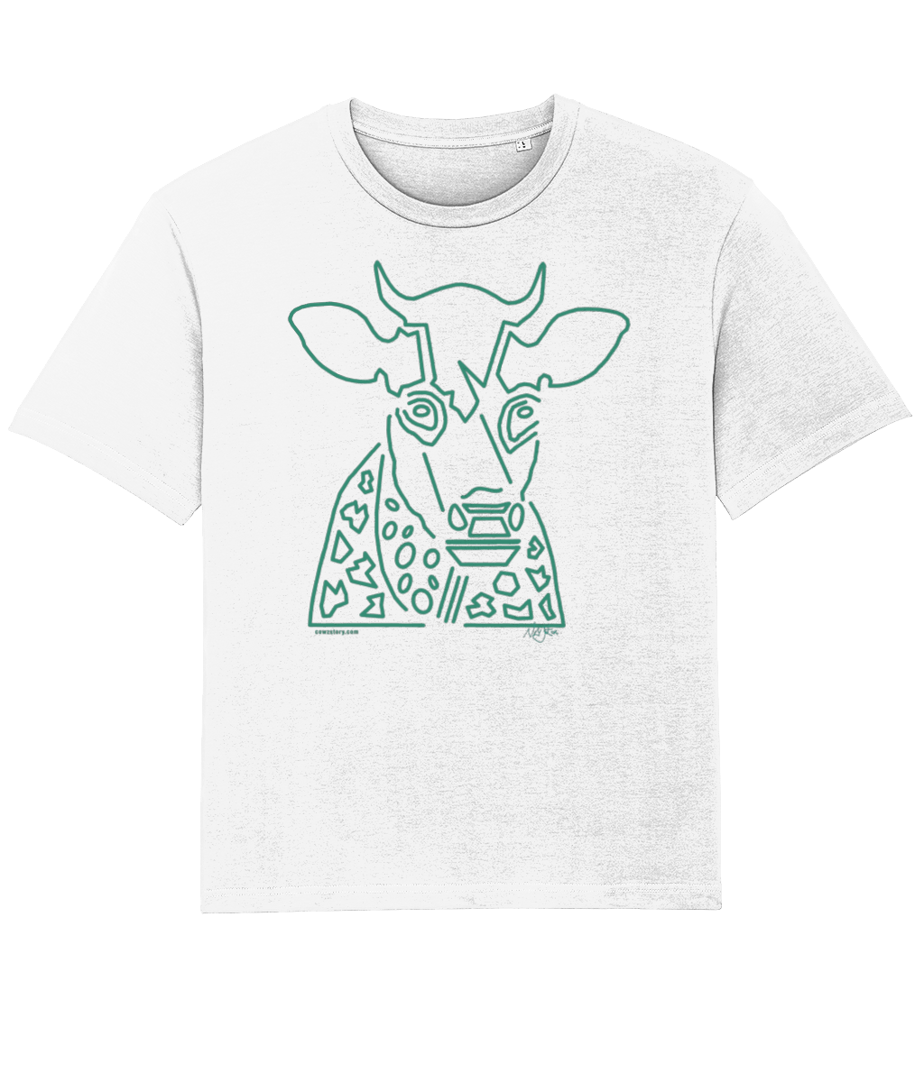 COWZ M Green Line Organic Tee